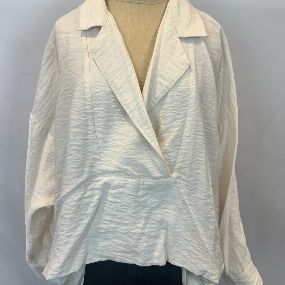 Anthropologie Cream Blouse NWT